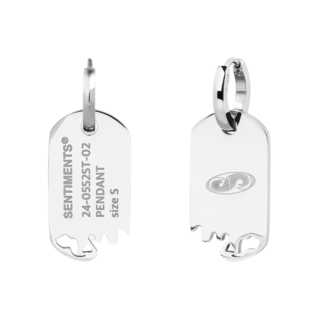 no494 Sentiments No.494 Soldier Tag Earring