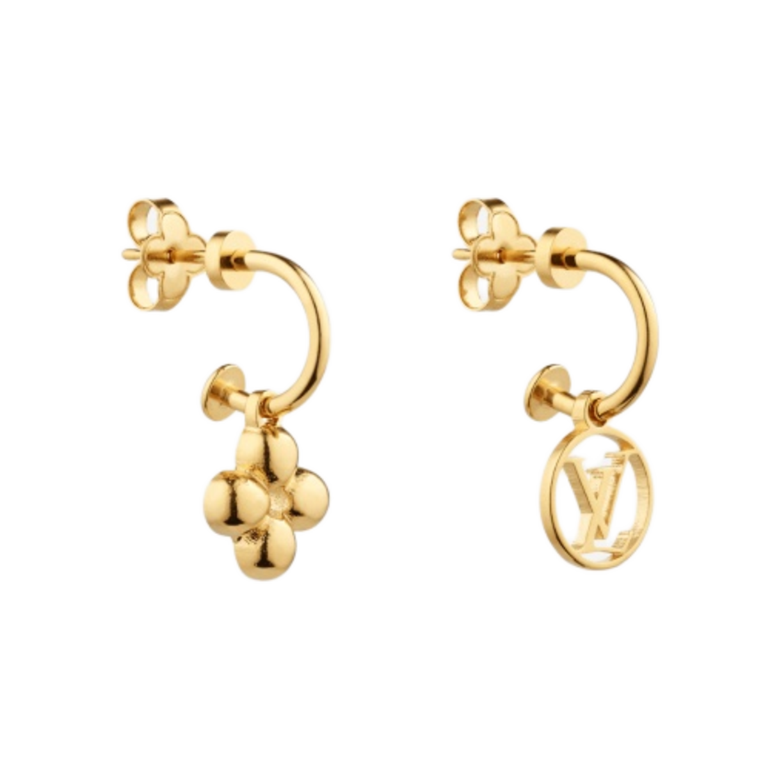 (W) 루이비통 블루밍 이어링 골드((W) Louis Vuitton Blooming Earrings Gold) - 1