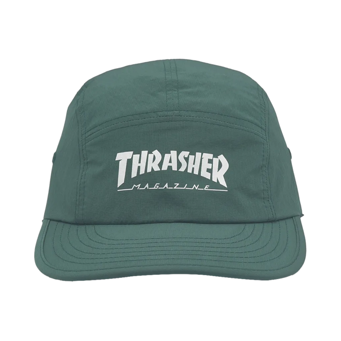 트레셔 매거진 로고 캠프캡 그린(THRASHER Magazine Logo Camp Cap Green)