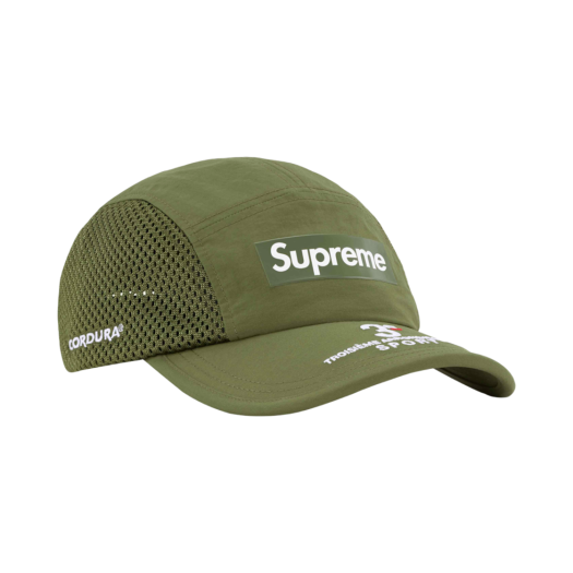 Supreme Mesh Side Panel Camp Cap Olive - 24SS