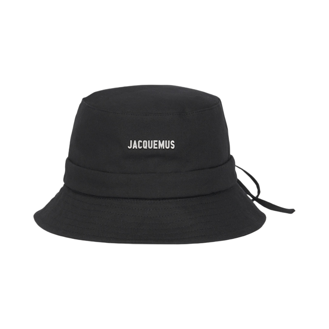 자크뮈스 르 밥 가조 보우 버킷햇 블랙