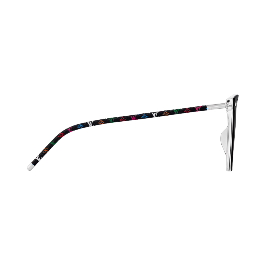 루이비통 x 무라카미 타카시 LV 퍼스트 모노그램 멀티컬러 스퀘어 선글라스 블랙(Louis Vuitton x Murakami Takashi LV First Monogram Multicolor Square Sunglasses Black) - 3