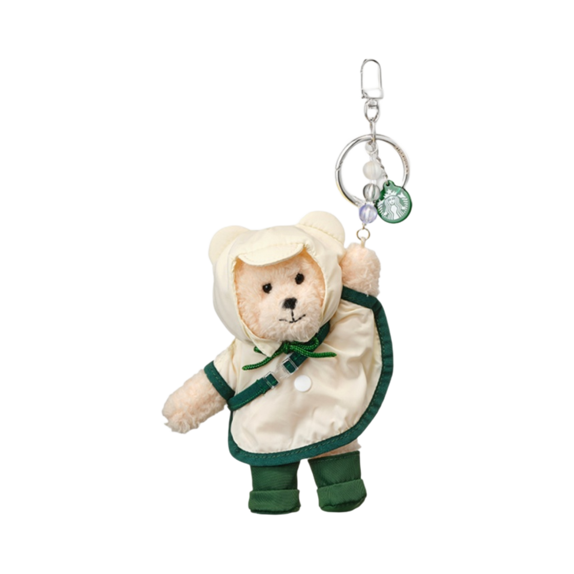 스타벅스 x 헌터 레이니 베어리스타 키체인 크림(Starbucks x Hunter Rainy Bearista Keychain Cream)