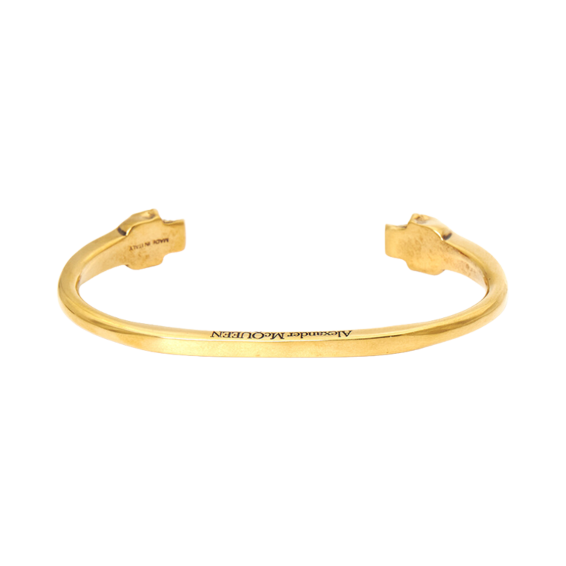 알렉산더 맥퀸 트윈 스컬 브레이슬릿 골드(Alexander McQueen Twin Skull Bracelet Gold) - 2