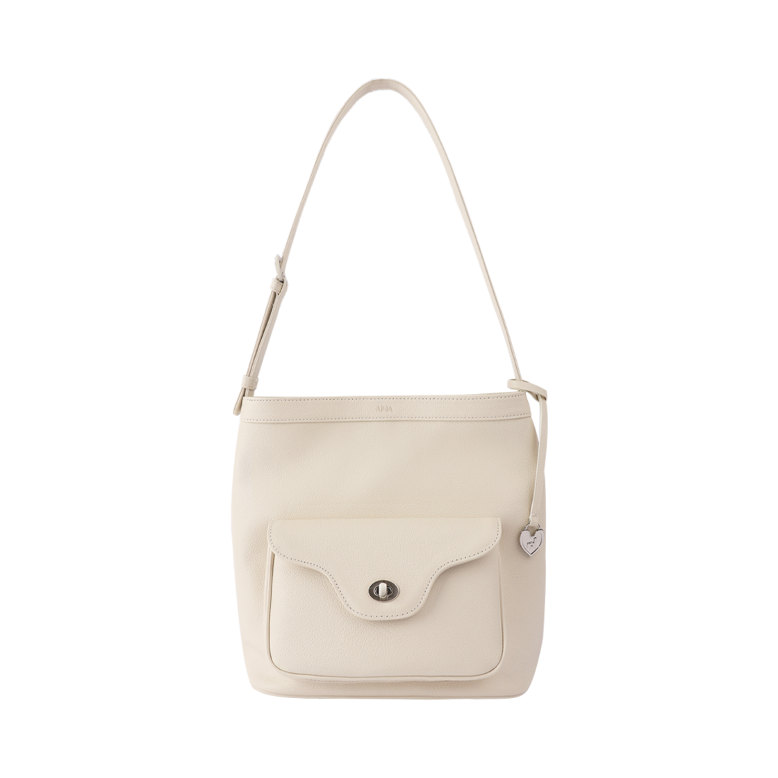 324500 APOA Suave Leather Bucket Bag Cream