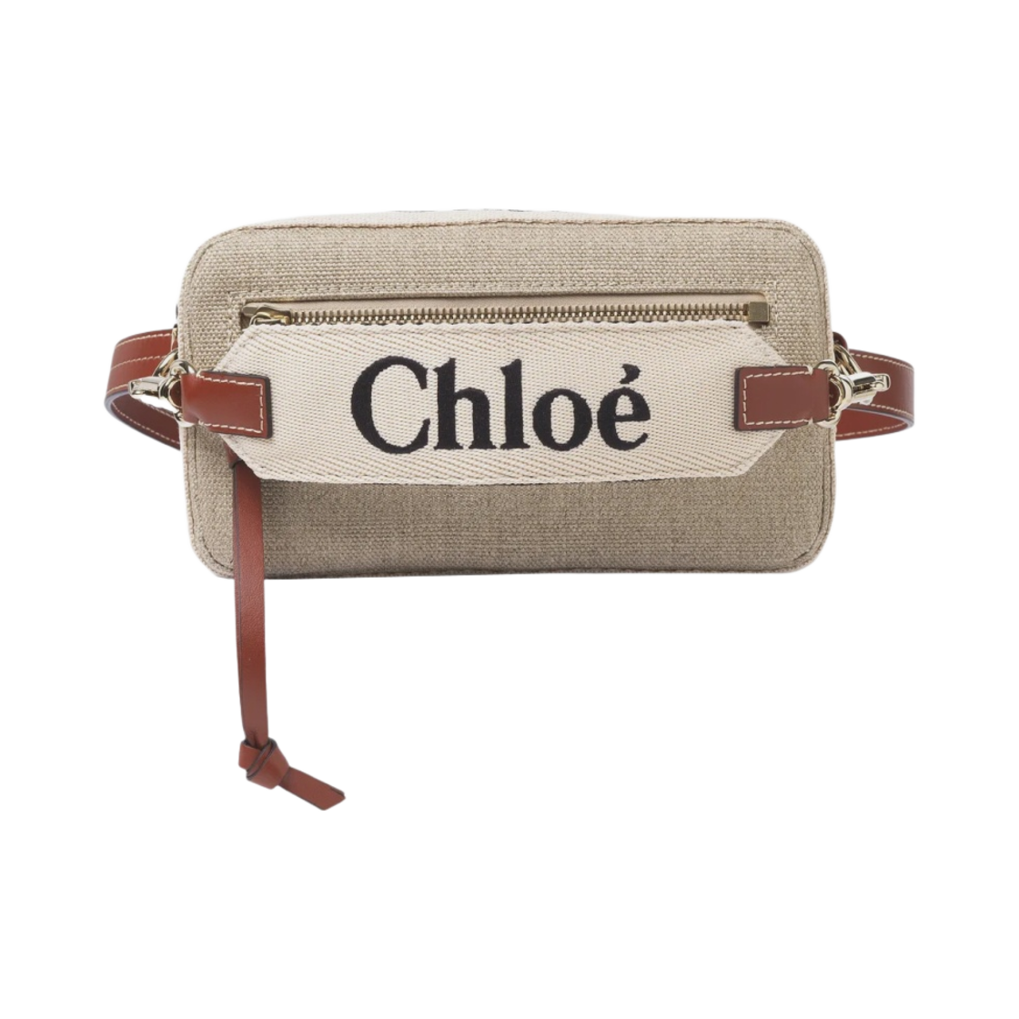 끌로에 우디 벨트백 세피아 브라운
