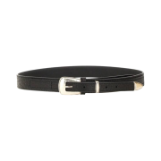 Lemaire Minimal Western Belt Cow Leather Black