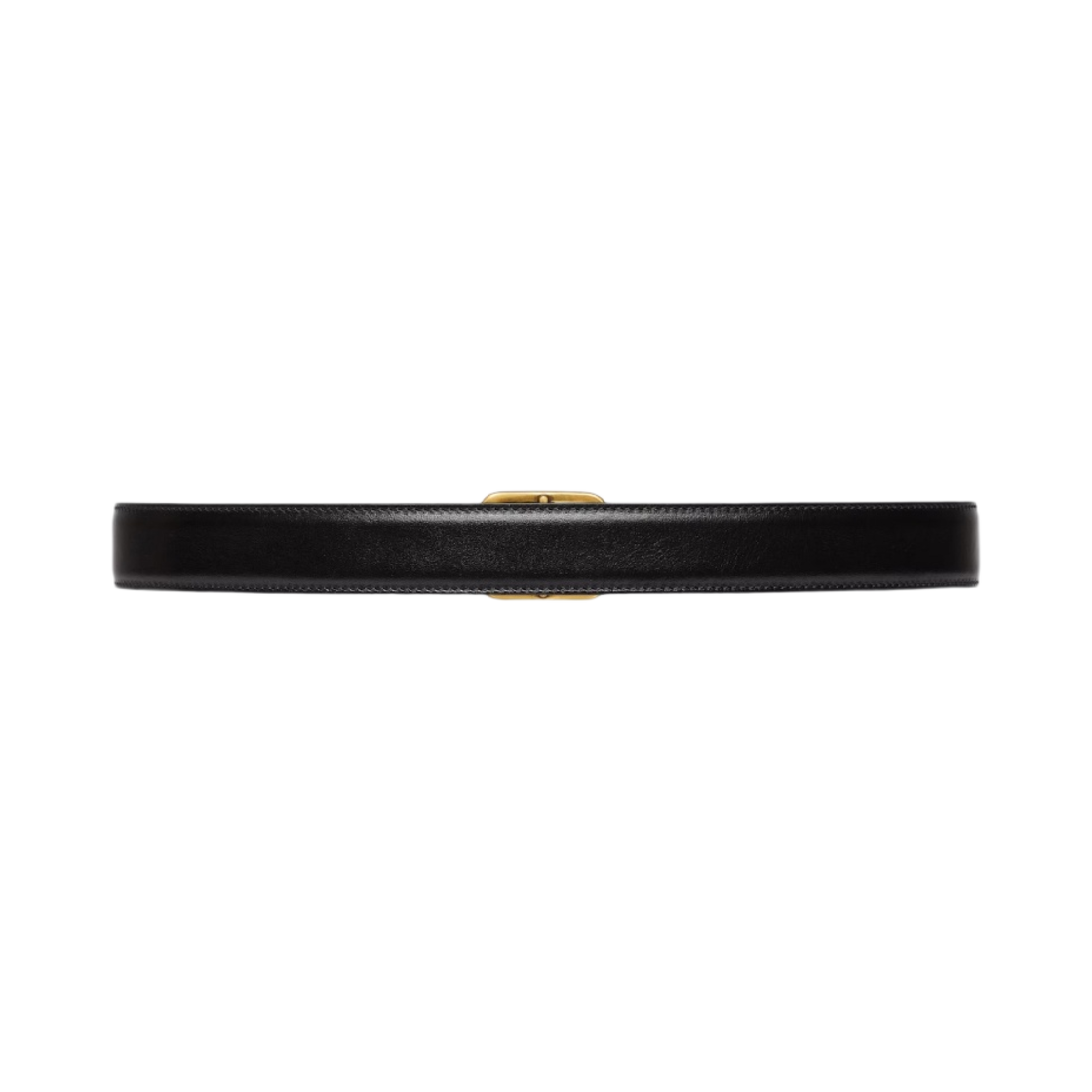 구찌 벨트 직사각형 버클 블랙 레더(Gucci Belt with Rectangular Buckle Black Leather) - 2