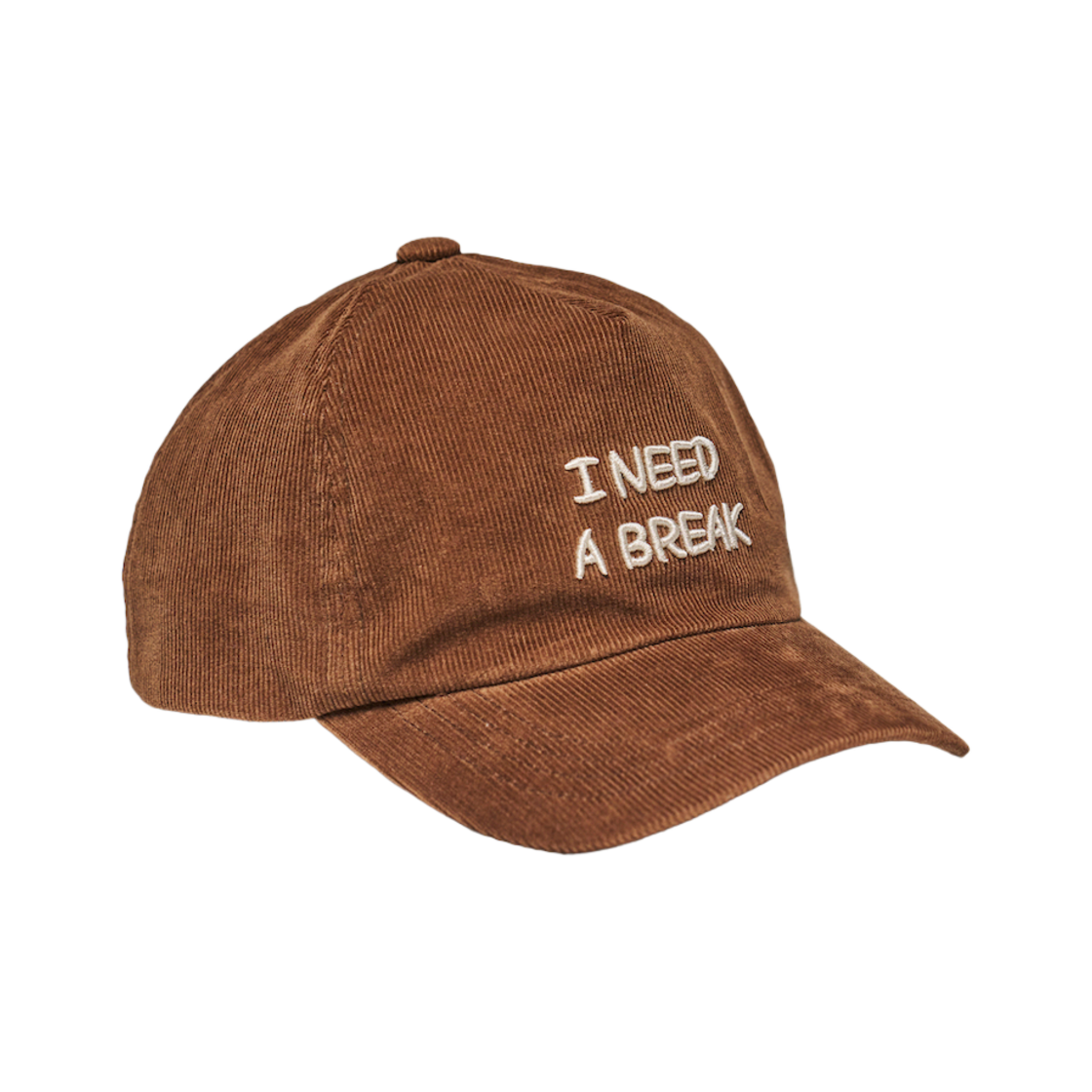 BB24CP00003BR Broken Beat I Need A Break Ball Cap Brown