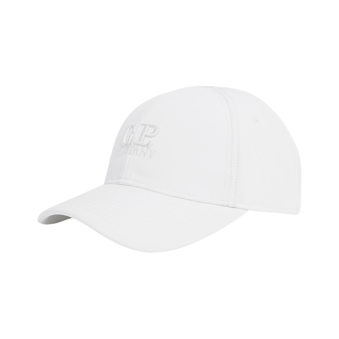 C.P. 컴퍼니 C.P. 쉘-R 로고 캡 거즈 화이트 - 23FW(C.P. Company C.P. Shell-R Logo Cap Gauze White - 23FW) - 1