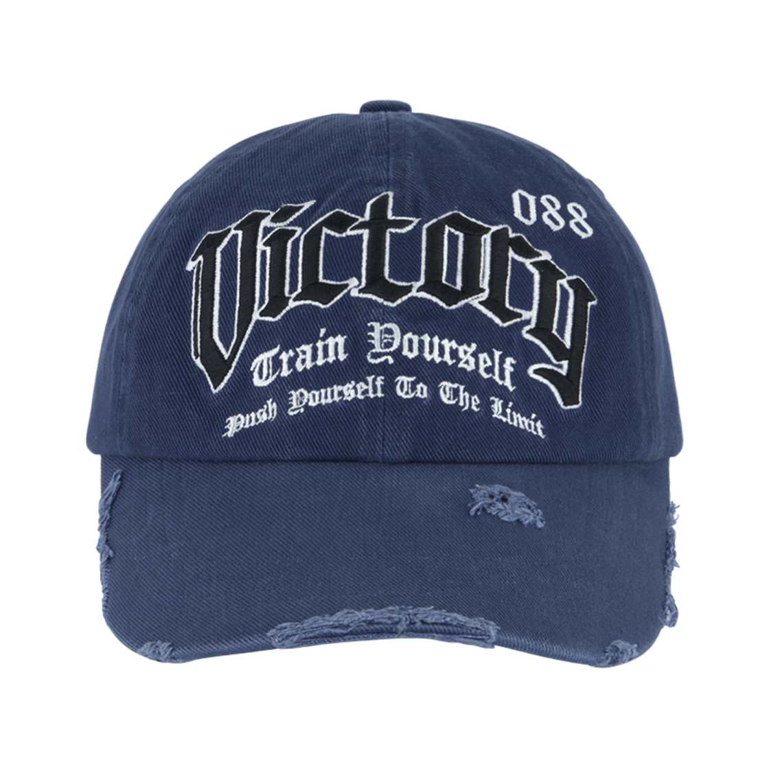 에이치덱스 바이저 데미지 볼캡 Blue(HDEX Visor Damage Ball Cap Blue)