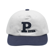 My Name is Peter Applique Cap White Navy