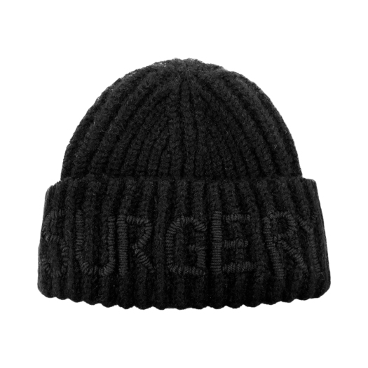 New-1020165 Surgery Hand Stitch Embroidery Logo Beanie Black