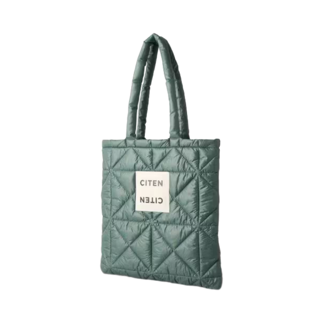 시텐 패디드 토트백 다크 그린(Citen Padded Tote Bag Dark Green) - 2