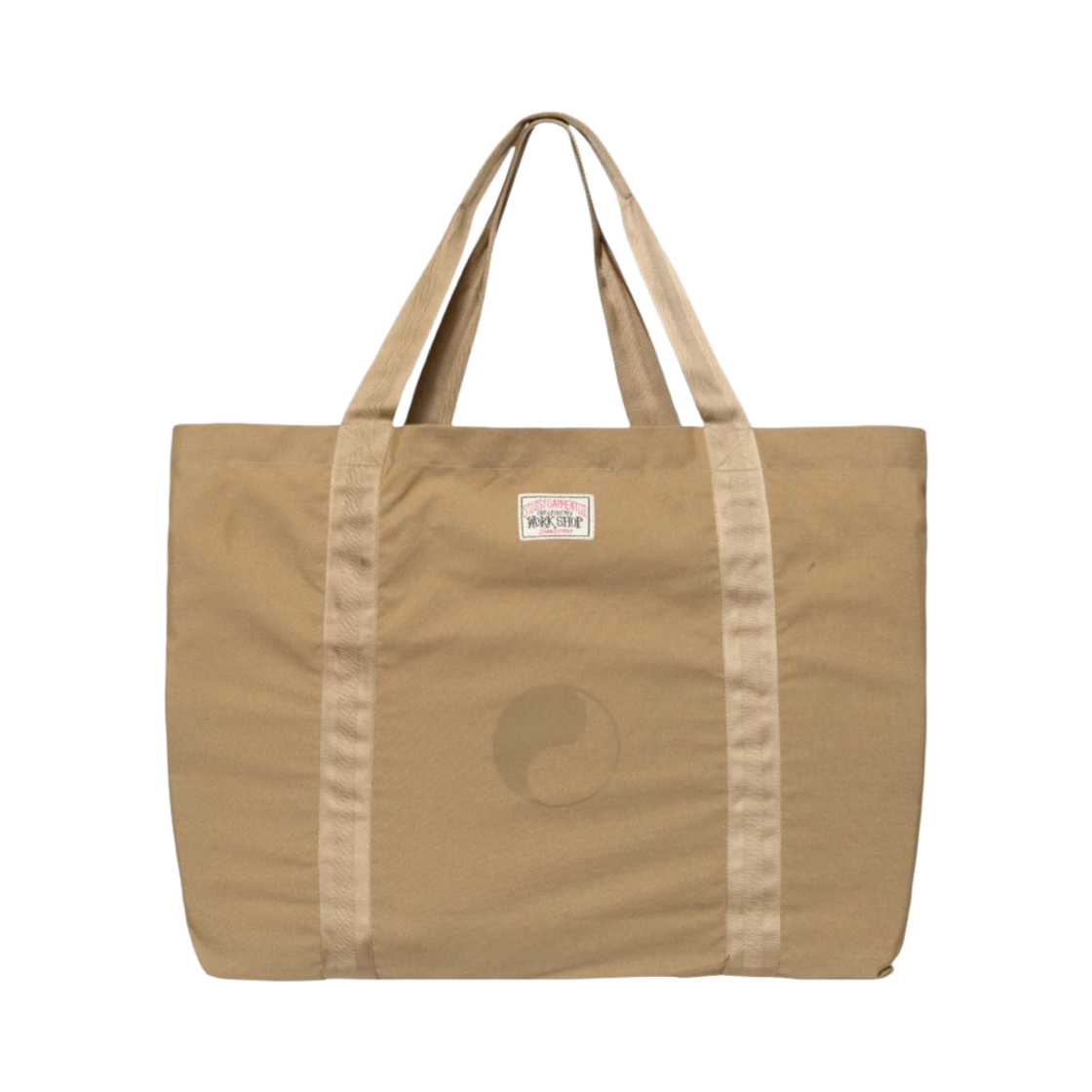 WS3238BTT Stussy x Our Legacy Work Shop Big Beach Tote Bag Tan Codura - #3