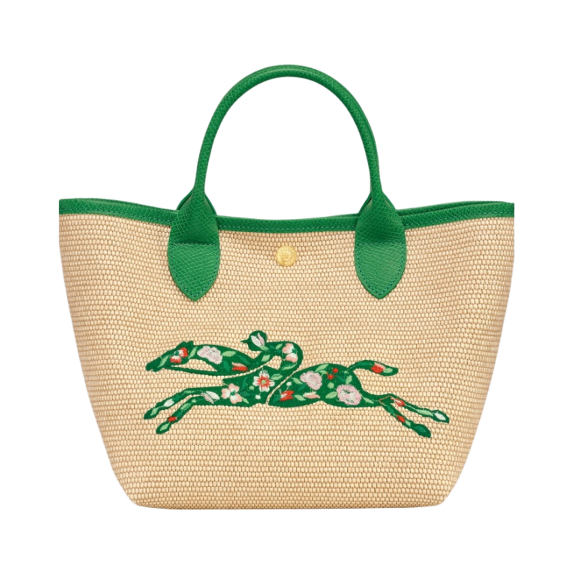 롱샴 르 파니에 플리아쥬 스몰 베스킷백 S 그린(Longchamp Le Panier Pliage Basket Bag S Green) - 1