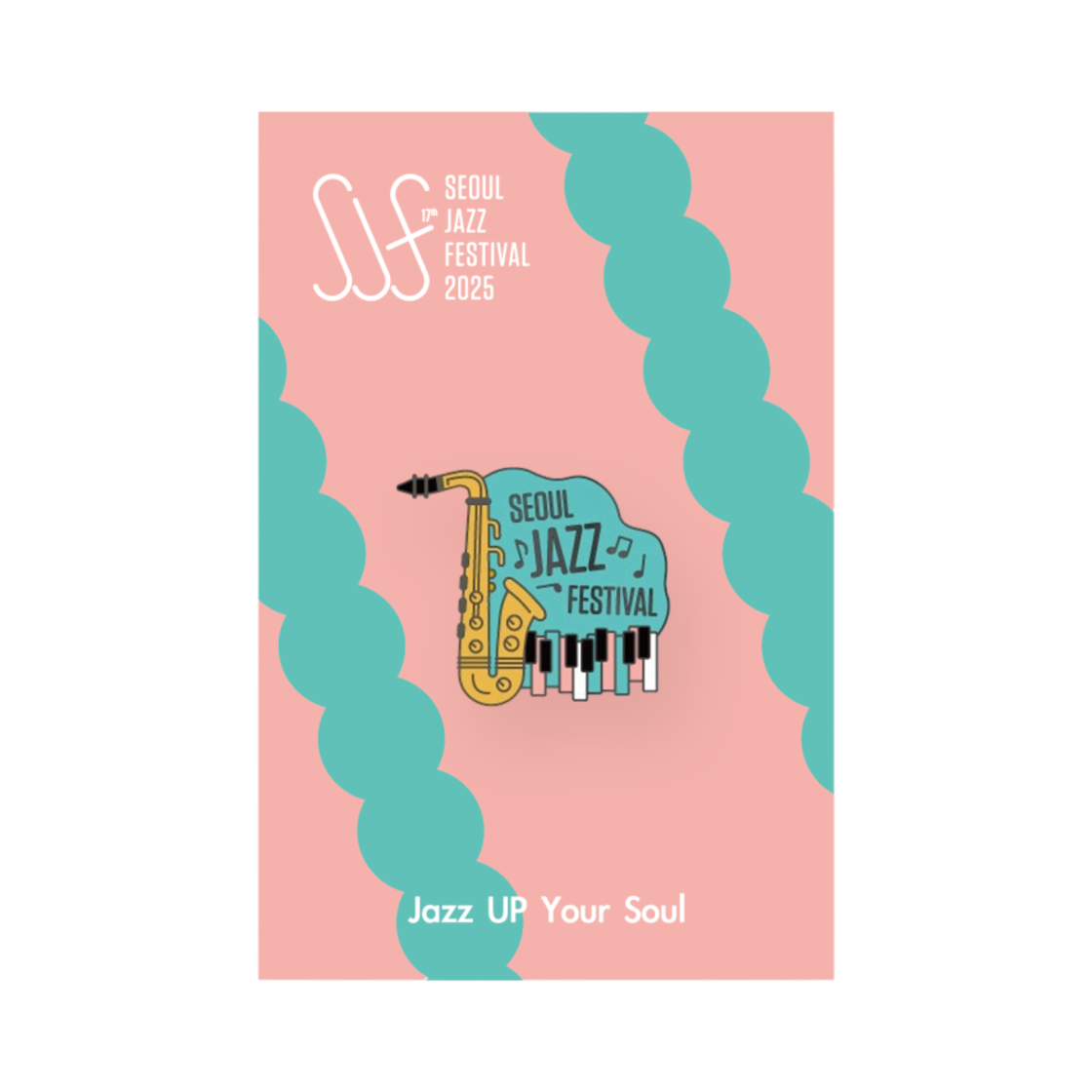 SJF25MD04 SJF25 Pin Badge - PIANO