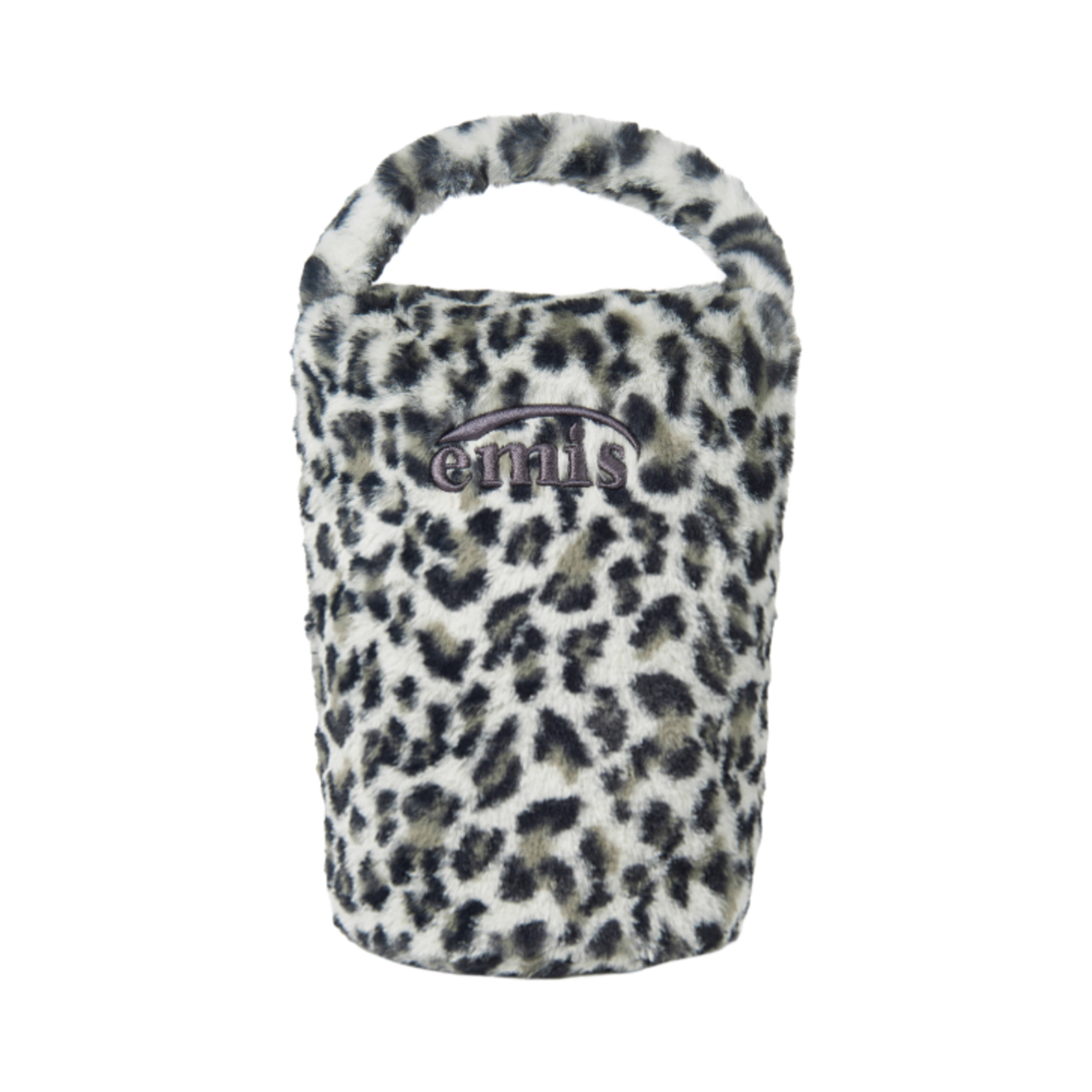 - Emis Leopard Fur Mini Bag Gray Leopard