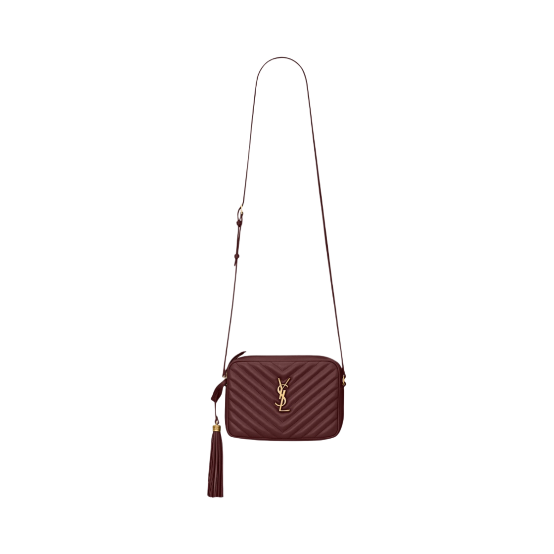 생로랑 루 퀼티드 레더 루즈 리전(Saint Laurent Lou in Quilted Leather Rouge Legion) - 1