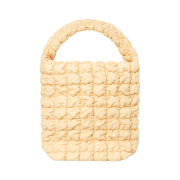 COS Quilted Mini Tote Bag Light Yellow