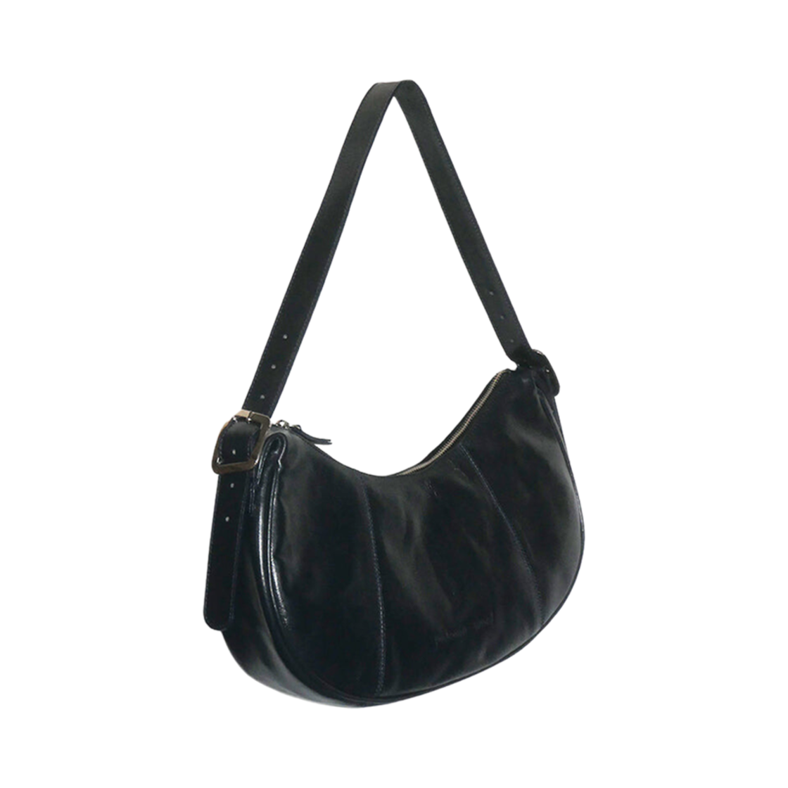 NR0094 Paloma Wool Big Bean Embossed Logo Handbag Navy