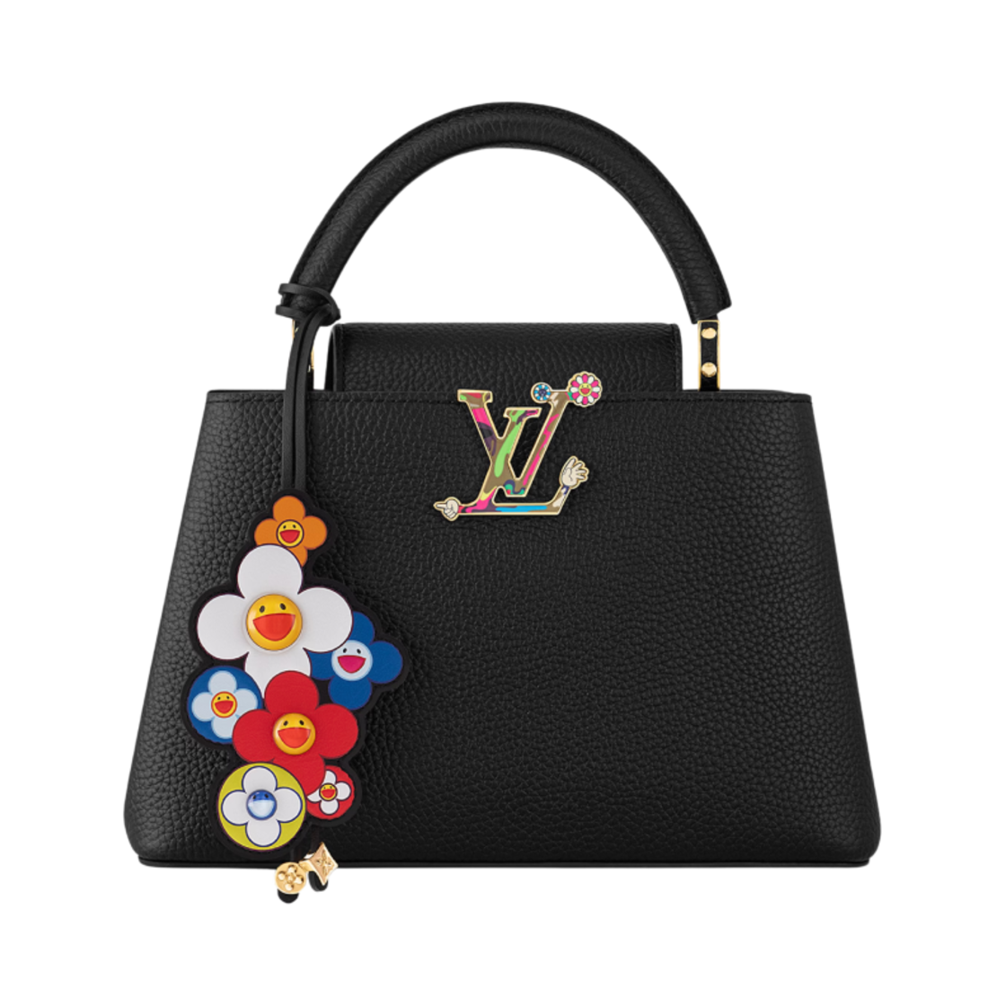 루이비통 x 무라카미 타카시 카퓌신 BB 블랙(Louis Vuitton x Murakami Takashi Capucines BB Black)