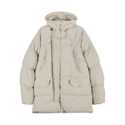 Ten C Deck Down Parka Gauze White