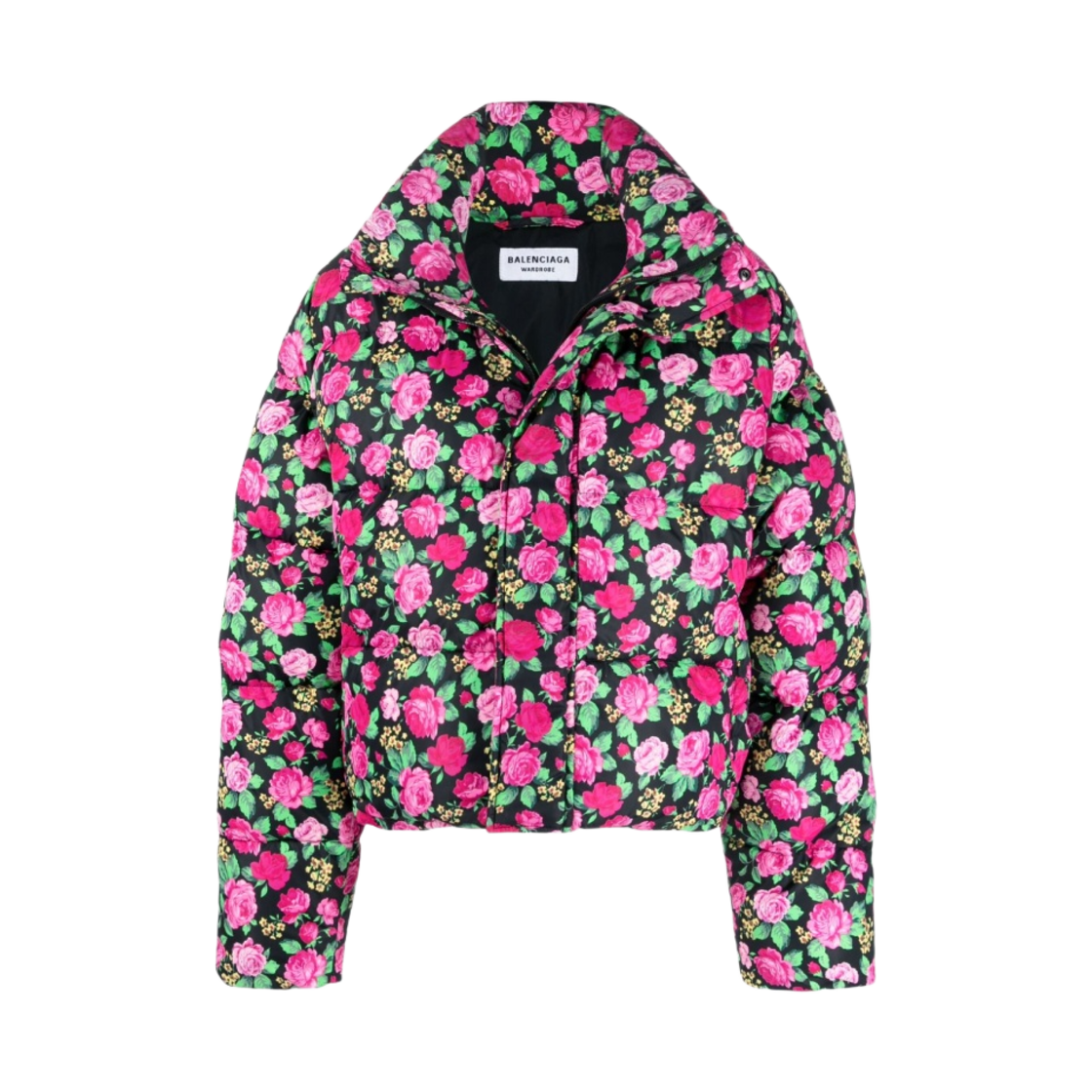 (W) 발렌시아가 플로럴 퍼퍼 멀티컬러((W) Balenciaga Floral Puffer Multicolor) - 1