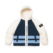 Supreme x Stone Island Reversible Down Puffer Jacket White - 23FW
