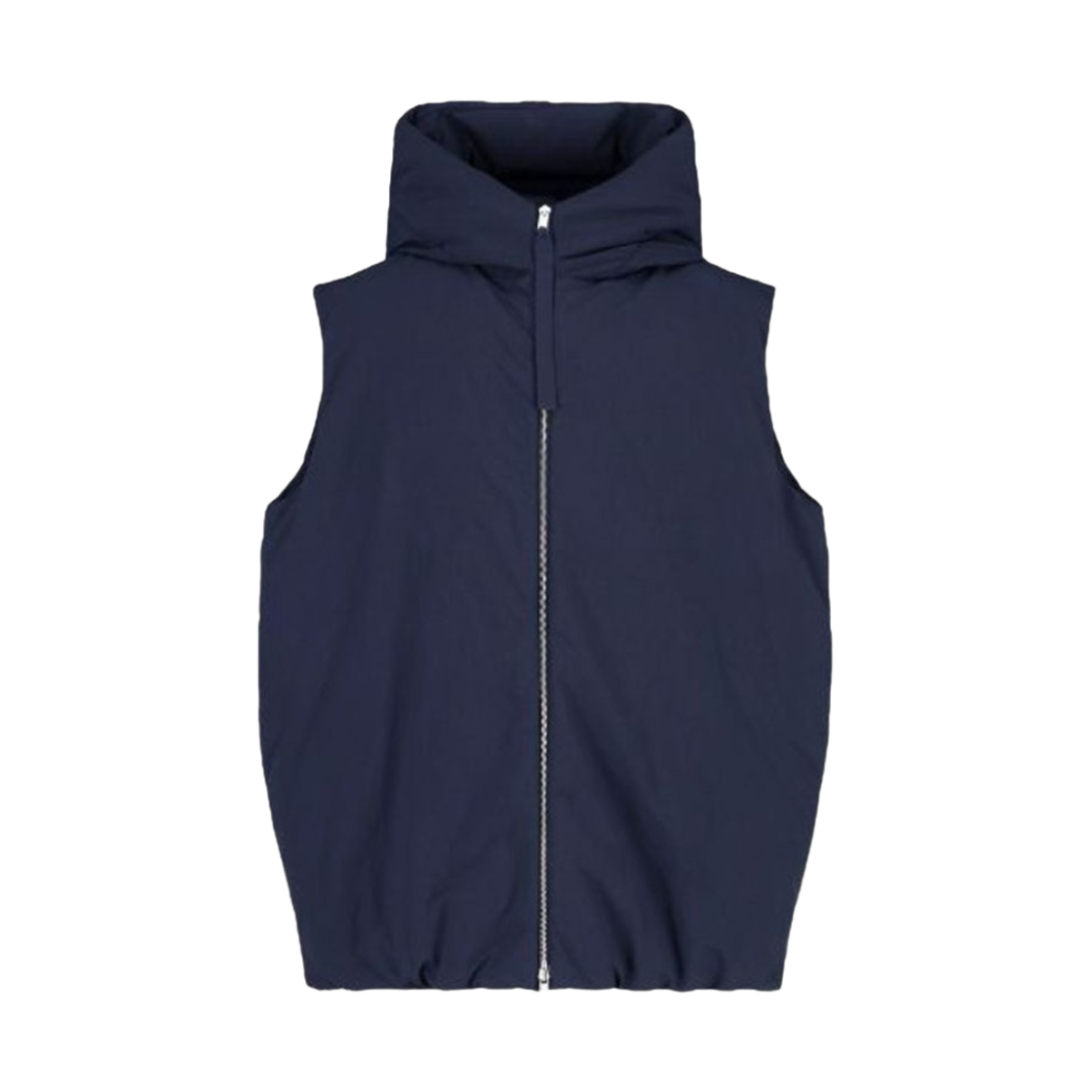 질 샌더 패디드 후드 다운 베스트 네이비(Jil Sander Padded Hooded Down Vest Navy)