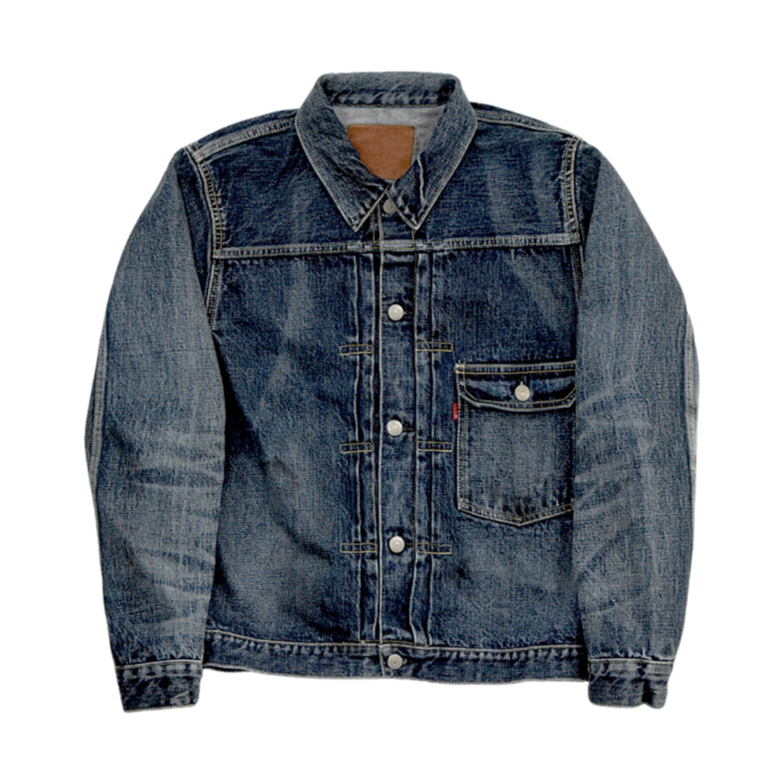 풀카운트 2050-2107 피어 오브 더 다크 타입 1 데님 자켓 인디고 블루(Fullcount 2050-2107 Fear of The Dark Type 1 Denim Jacket Indigo Blue)