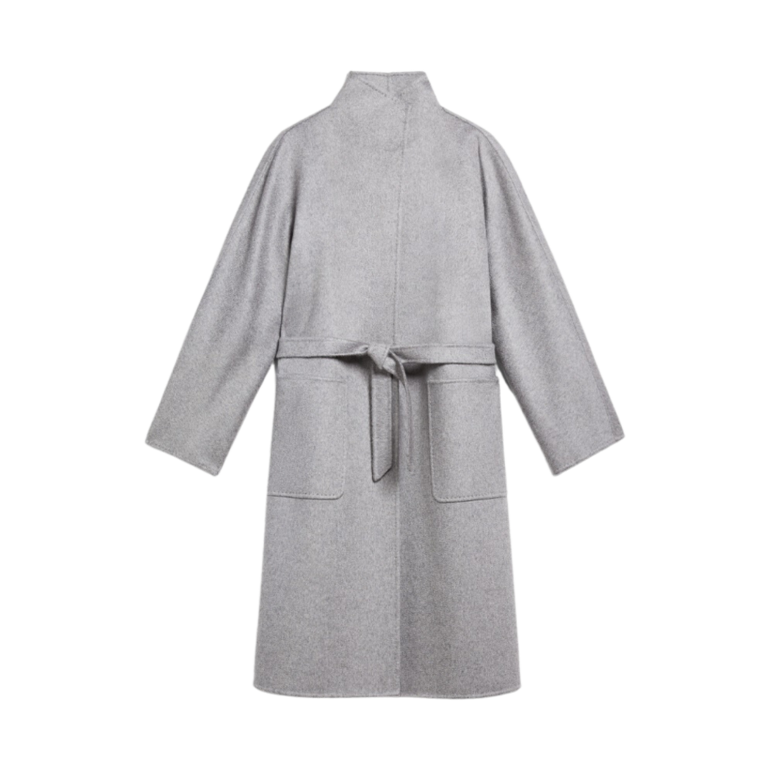 (W) 막스마라 릴리아 캐시미어 가디건 코트 라이트 그레이((W) Max Mara Lilia Cashmere Cardigan Coat Light Grey) - 1