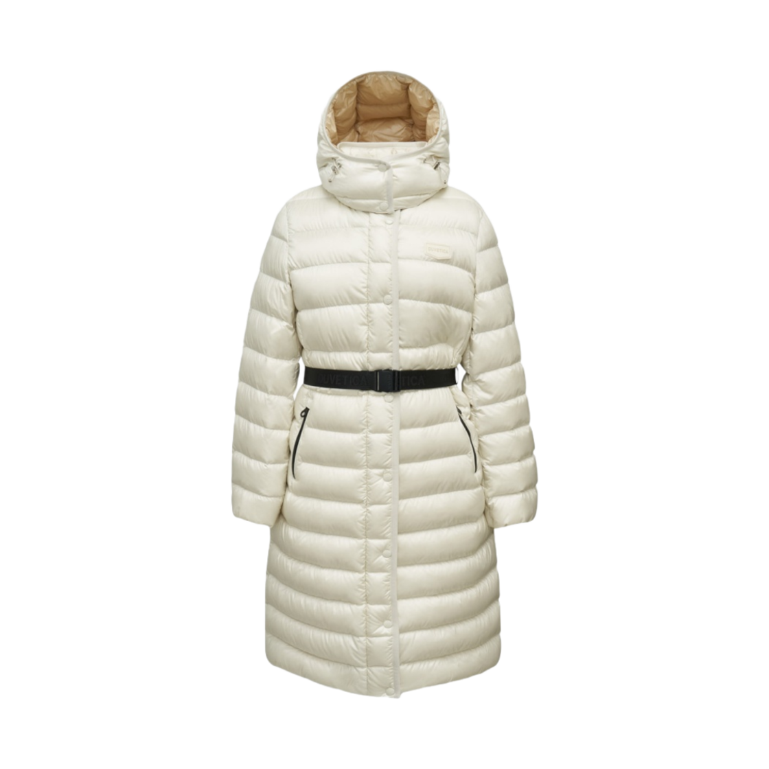 VDDJ01925-BGL (W) Duvetica Elvezia Long Down Jacket Beige