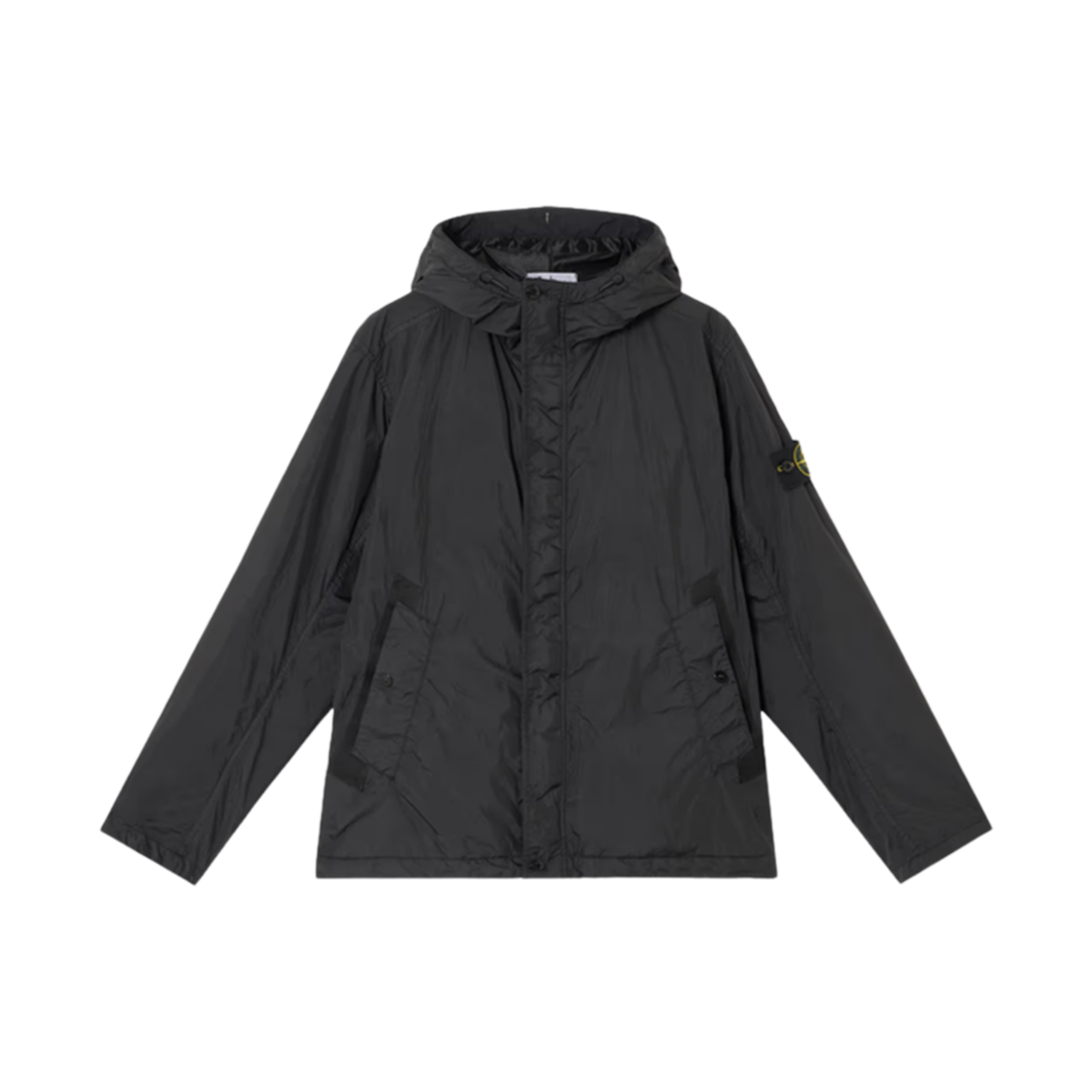 스톤 아일랜드 S0A23 크링클랩스 R-NY 윈드 레지스턴트 안티 드롭 후드 자켓 - 25SS(Stone Island S0A23 Crinkle Reps R-NY Wind Resistant Anti-Drop Hooded Jacket - 25SS)
