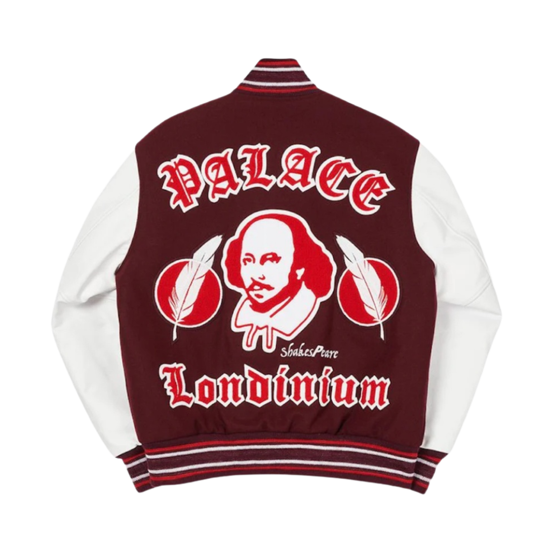 팔라스 애즈 유 라이크 잇 바시티 자켓 버건디 - 20FW(Palace As You Like It Varsity Jacket Burgundy - 20FW) - 2