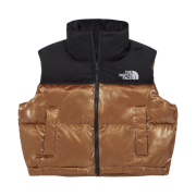 (W) The North Face White Label Novelty Nuptse Down Vest SE Gold