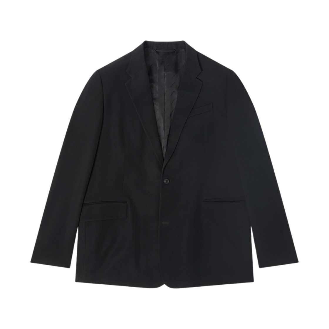 발렌시아가 커브드 숄더 오버사이즈 자켓 블랙(Balenciaga Curved Shoulder Oversized Jacket Black) - 1
