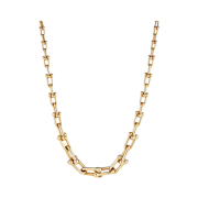 Tiffany & Co. Tiffany Hardwear Graduated Link Necklace Yellow Gold