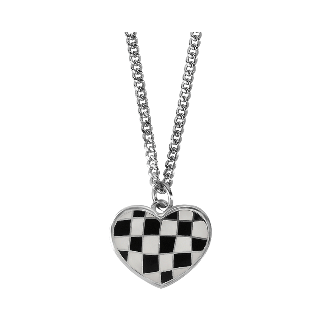 NONENON-115 Nonenon Chex Love Necklace Black 15mm