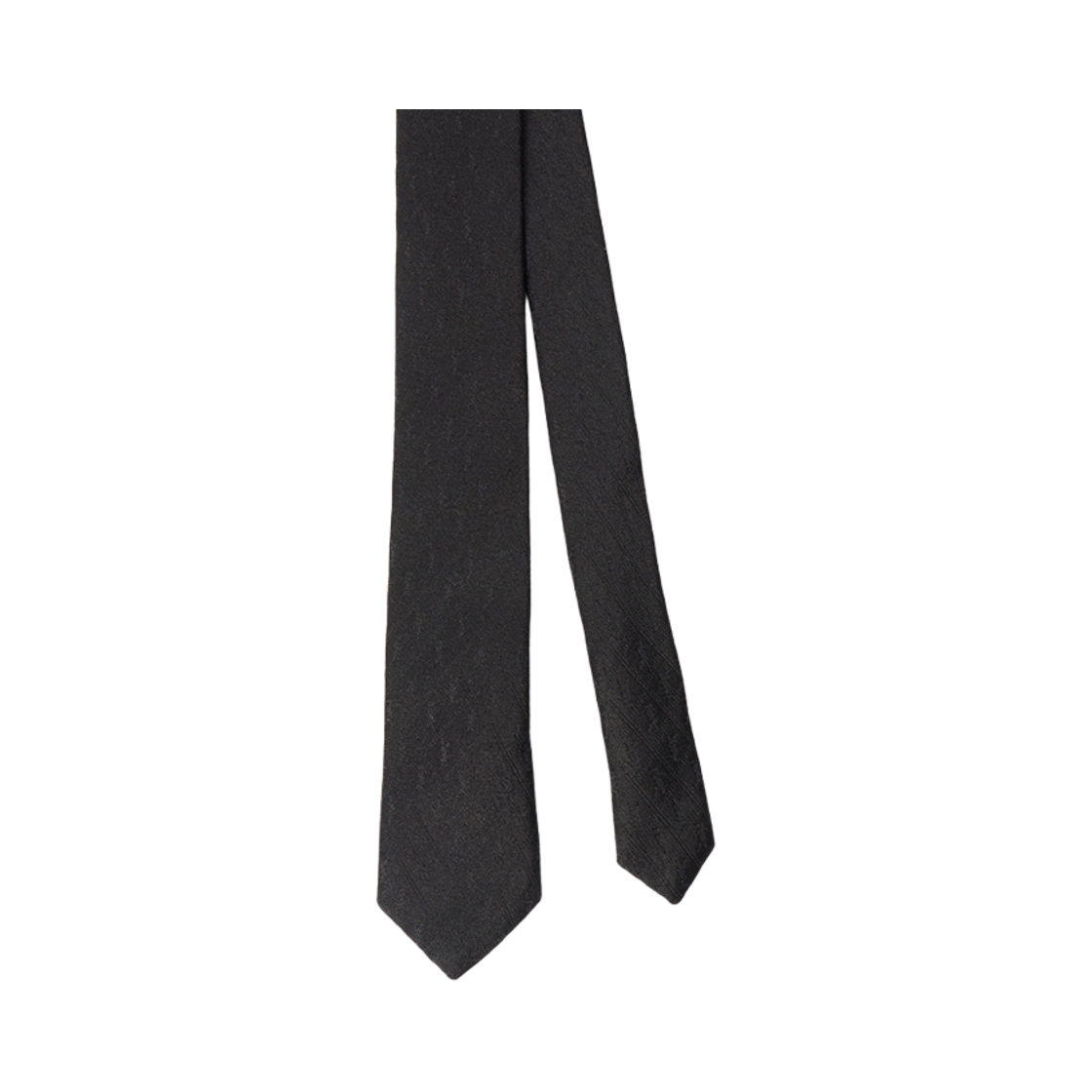 생로랑 실크 타이 블랙(Saint Laurent Silk Tie Black)