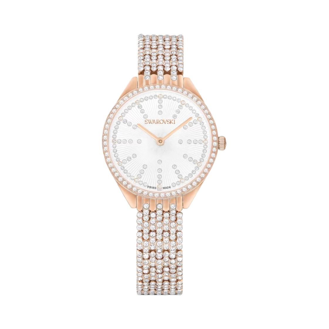 (W) 스와로브스키 어트랙트 워치 로즈 골드((W) Swarovski Attract Watch Rose Gold)