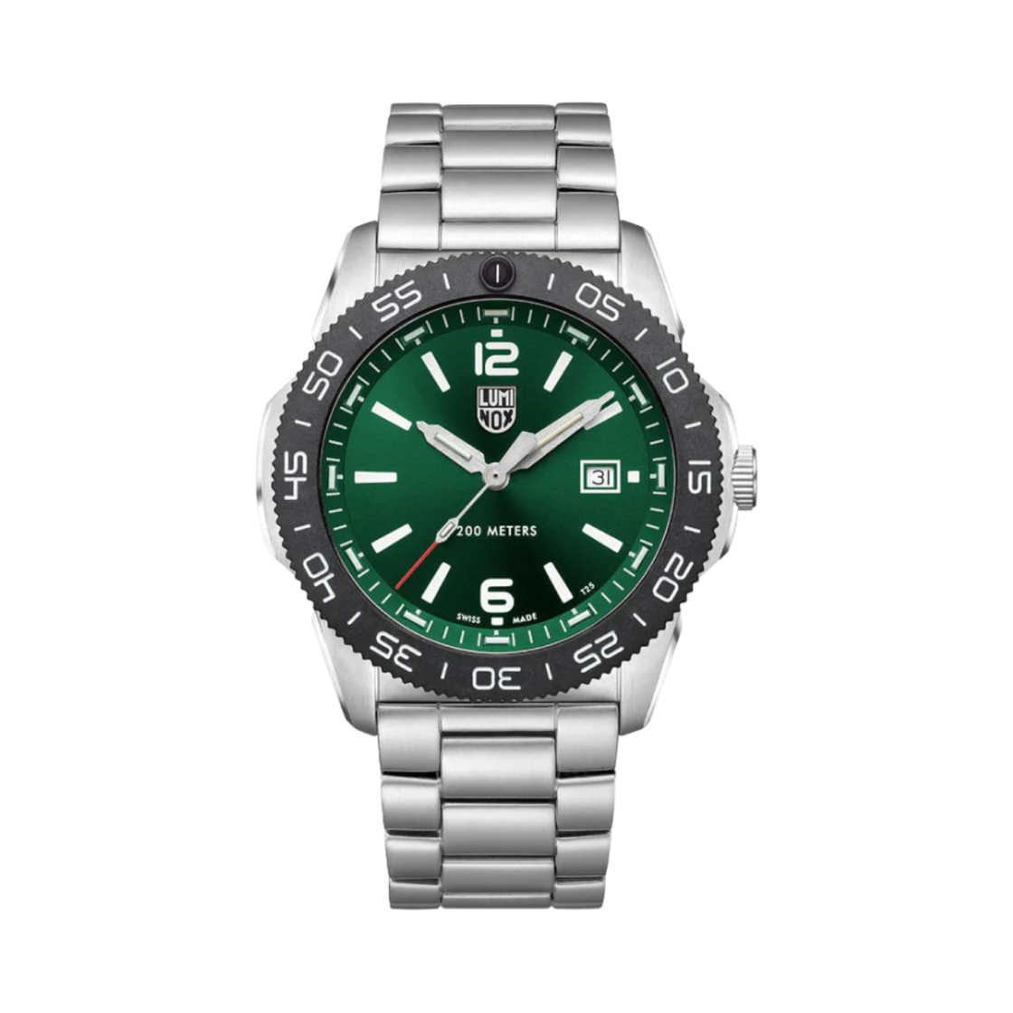 루미녹스 퍼시픽 다이버 다이브 44mm 스테인리스 스틸 딥 그린(Luminox Pacific Diver Dive 44mm Stainless Steel Deep Green)