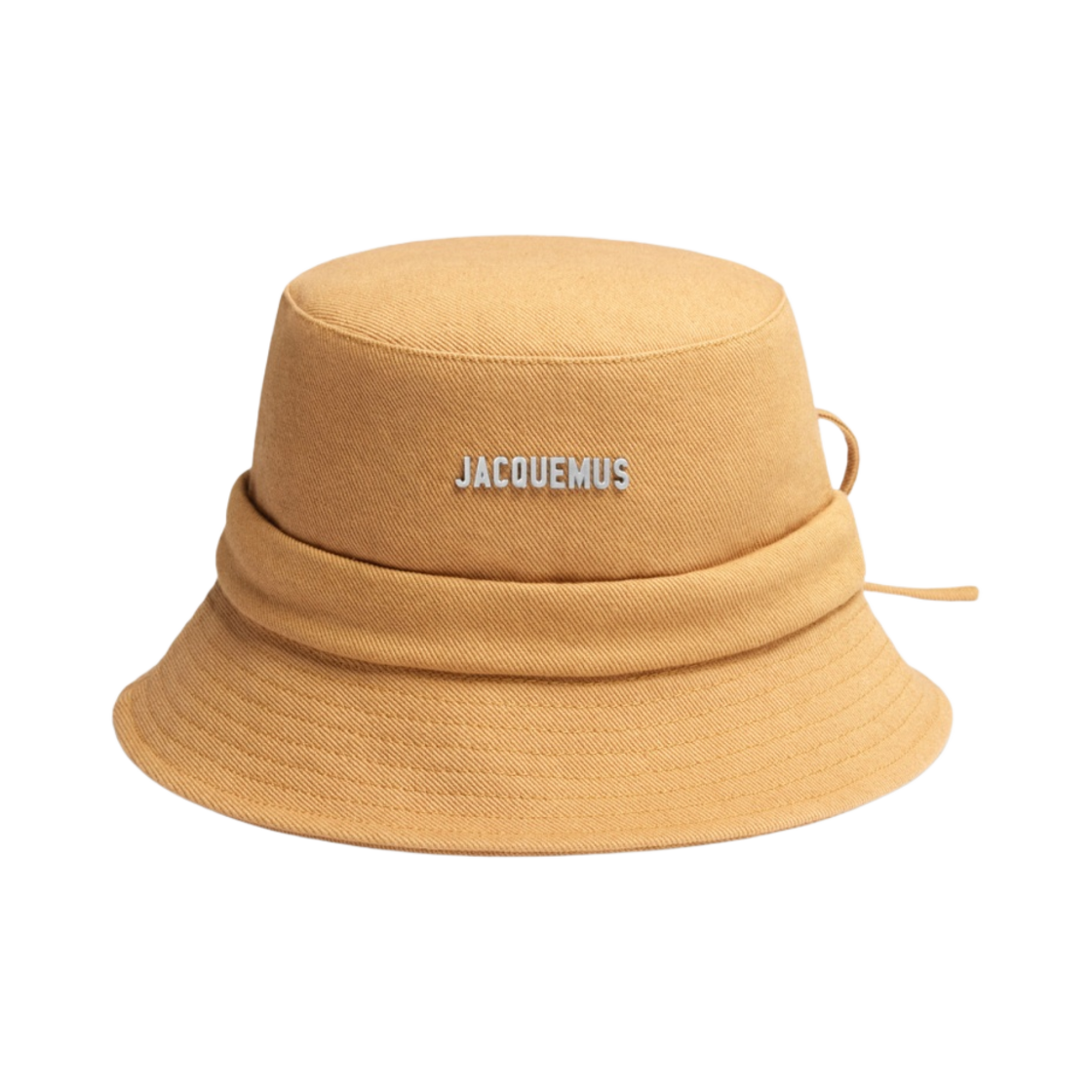 223AC001-5012-150 Jacquemus Le Bob Gadjo Knotted Bucket Hat Beige