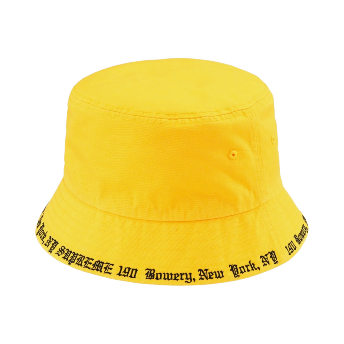 슈프림 자수 브림 크러셔 옐로우 - 23SS(Supreme Embroidered Brim Crusher Yellow - 23SS) - 1