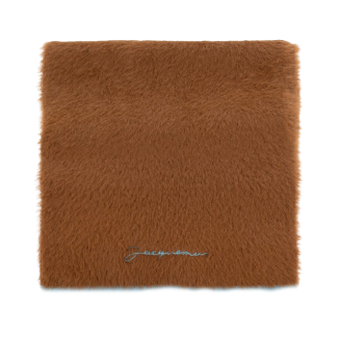 226AC437-5080-850 Jacquemus L'echarpe Neve Fluffy Muffler Brown
