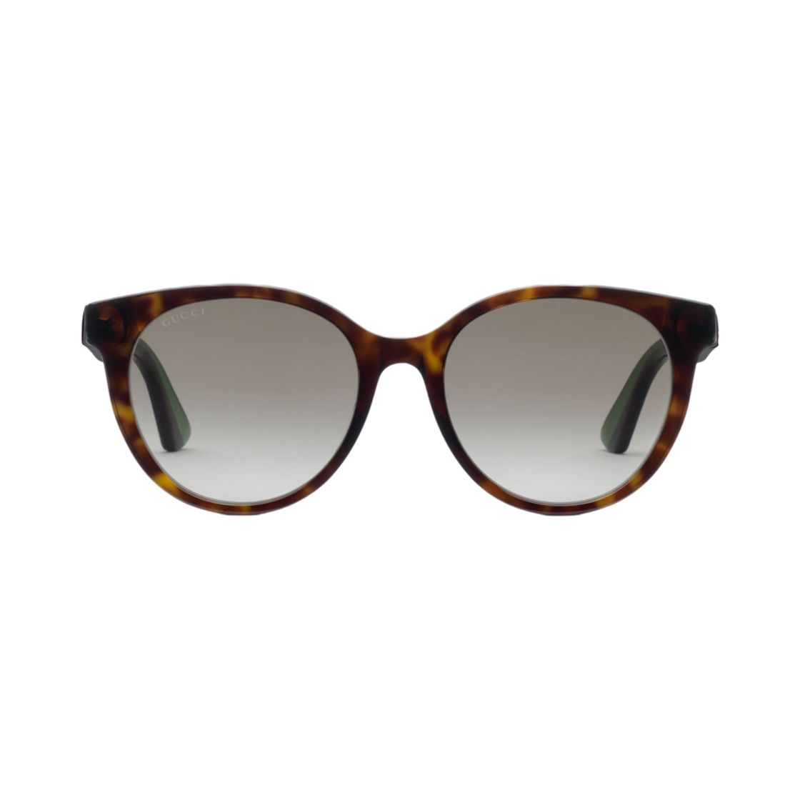 610932-J0740-2332 (W) Gucci Round Frame Sunglasses Shiny Tortoiseshell