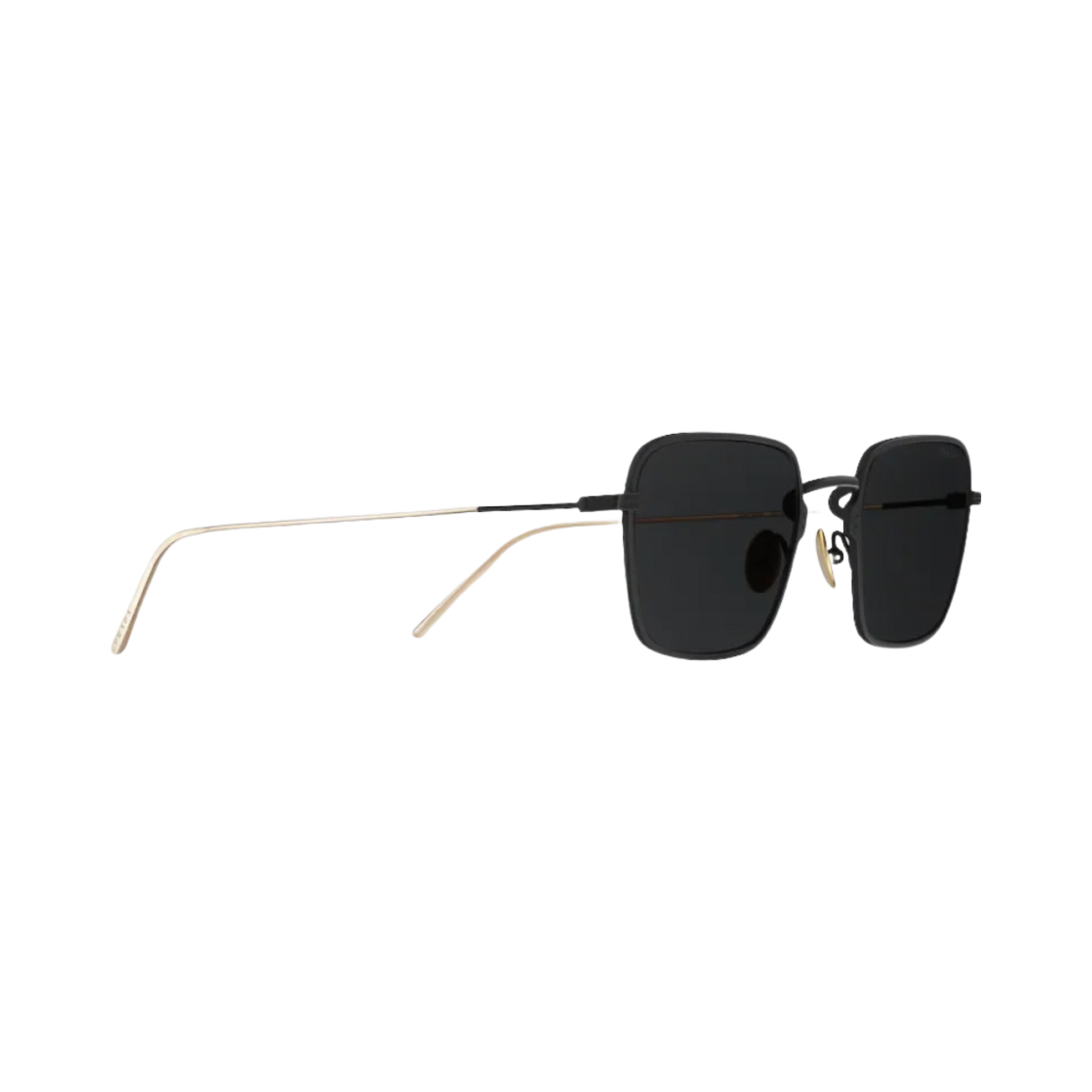 프라다 아이웨어 컬렉션 선글라스 슬레이트 그레이 렌즈 블랙 오파크 티타늄(Prada Eyewear Collection Sunglasses Slate Grey Lenses Black Opaque Titanium) - 2