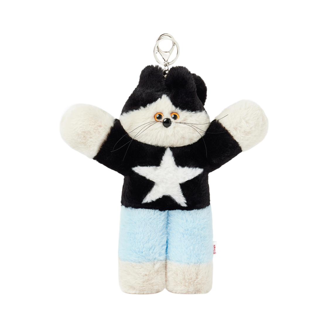 렐보브라운 오버사이즈 키링 화이트 스타(Lelbobrown Oversize Keyring White Star)
