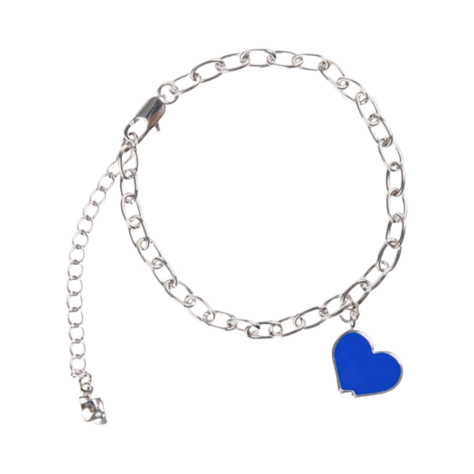 BLASSBR01MUF Ader Error Twin Heart Bracelet Silver