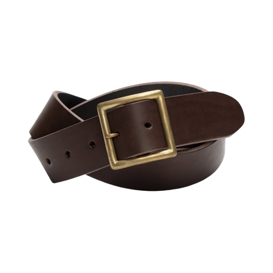 0123103003016 Visvim Plain Belt 40mm Dark Brown - 23SS